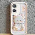 PBZZ Case for redmi A7 pro 4g POCO C85X X8 pro max 5g phone casing back cover anxiety Softcase Silicone shockproof Cover new design aesthetic cute bear with holder JTXXZJ9.