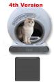 【English Version】2024 Automatic Smart Cat Litter Box Self Cleaning App Control Pet Toilet Litter Tray Ionic Deodorizer 65L. 