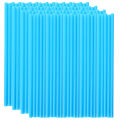 100Pcs Disposable Colorful Plastic Straws Summer Drink Straight Bend Straws Bar Household Drink Tools. 