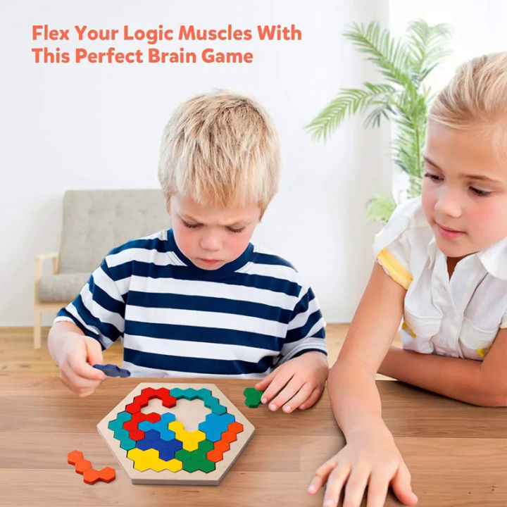 3D%20Hexagonal%20Wooden%20Puzzles%20Educational%20Toys%20For%20Children%20Kids%20Preschool%20Tangram%20Board%20Brain%20IQ%20Test%20Game%20Montessori%20Toys%20Gifts%20-%20Image%202