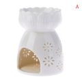 【happy one】Ceramic Candle Oil Incense Burner Essential Oil Burner Porcelain Home Living Room Decoration. 