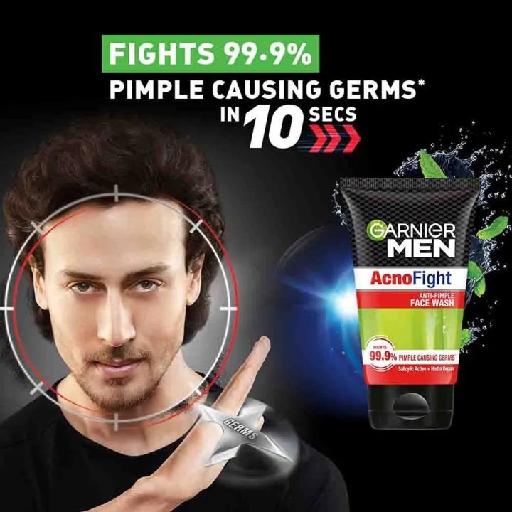 Garnier Men Acno Fight Face Wash- 100ml
