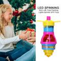 1PC Classic Spinning Tops Toy Funny Light Gyro Toy Hand Push Down Spinner Top Flash Gyro Kids Boy Birthday Gift Children.