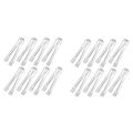 16 Pcs Plastic Buffet Serving Tongs Mini Serving Utensil Tongs Appetizers Tongs Clear Kitchen Tongs 6.3 Inch Small Ice.