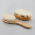 New Baby Care Pure Natural Wool Baby Wooden Brush Comb Brush Baby Hairbrush Newborn Hair Brush Infant Comb Head Massager. 