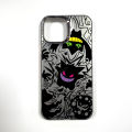 Tide brand Geng ghost dark wind phone case Apple 15 color silver case iphone13 hard shell 14 pro case 11 pro.