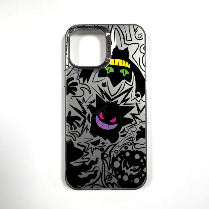 Tide%20brand%20Geng%20ghost%20dark%20wind%20phone%20case%20Apple%2015%20color%20silver%20case%20iphone13%20hard%20shell%2014%20pro%20case%2011%20pro%20-%20Image%205