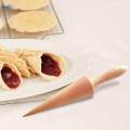 Wooden Ice Cream Cone Maker Waffle Cone Roller Pastry Baking Accessories.