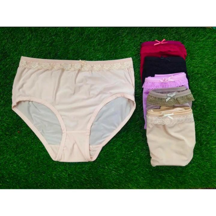 Stretch Panties Synthetic Soft Panty Comfortable Women's Wear Stylish Panties - 3 pices