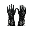 Mehedi Art template hand template design 1 pair. 