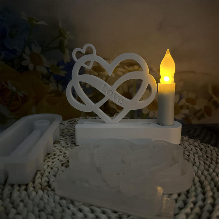 Plaster%20Mould%20Candlestick%20Mold%20Easy-to-Use%20Love%20Ribbon%20Design%20DIY%20Supplies%20Silicone%20Mold%20Heart%20Shape%20Cement%20Silicone%20Cement%20-%20Image%203