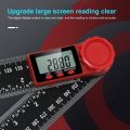 200/300MM Digital Display Angle Vernier Caliper Electronic Double Scale Line Both Measure The Angle And Length Many Fields Tool.