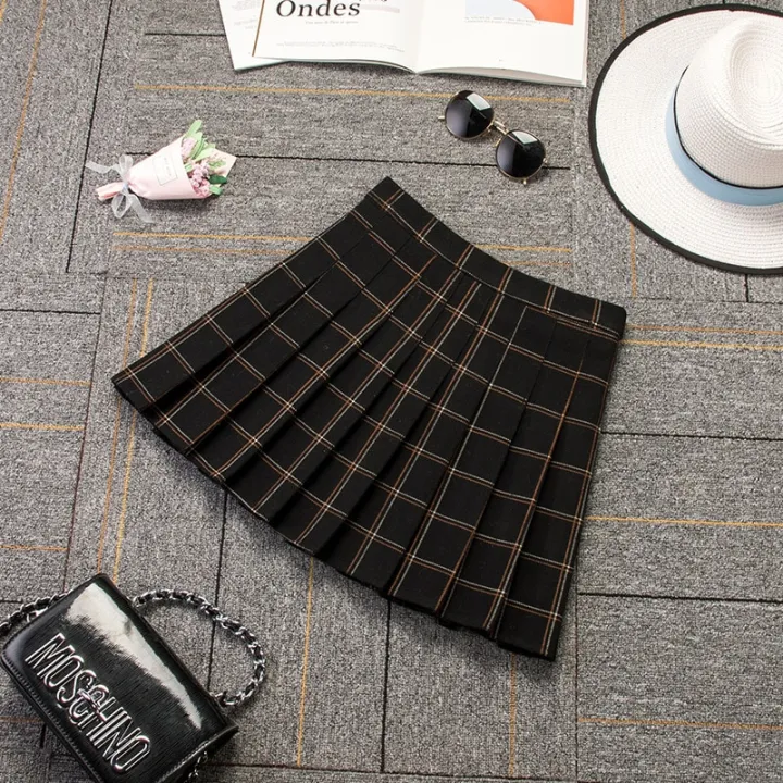 New%20Women's%20Fall/Winter%20Skirt%20High%20Waist%20Folded%20Skirt%20%20A-line%20above%20knee%20length%20Skirt%20tennis%20skirt%20-%20Image%207