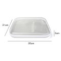 1PC Plastic Zippered Pouch Hard Bins Storage Bins Stackable Waterproof Zippered Hard Pouch Clear Hard Shell Zipper Case. 