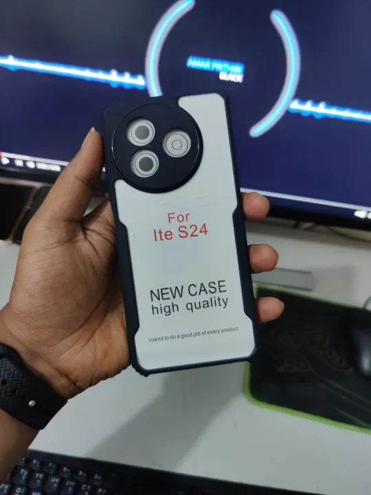 Xundd%20Ipaky%20For%20Itel%20S24%20Case%20Shock%20proof%20Cover,%20Fitted%20Cases,%20Transparent%20Shell,%20-%20Image%202