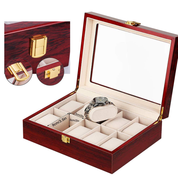 Luxury%20Wooden%20Watch%20Box%201/2/3/5/6/10/12%20Grids%20Watch%20Organizers%206%20Slots%20Wood%20Holder%20Boxes%20for%20Men%20Women%20Watches%20Jewelry%20Display%20-%20Image%204