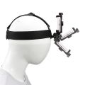 Universal Head Strap Mount Headband Holder Cell Phone Clip Action Camera POV for GoPro Xiaomi Huawei Samsung iPhone Plus.
