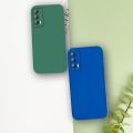 For vivo iQOO Z5 Back Mobile Phone Case Simple Luxury Colorful Liquid Silicone Protect Lens Shockproof Full Soft Cover. 