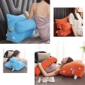 Make you feel comfortable40x45x22cm Adjustable Velvet Triangle Back Wedge Cushion Soft Support Pillow. 