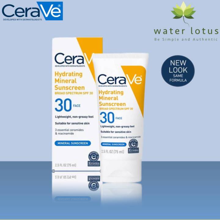Cerave%20Hydrating%20Mineral%20Sunscreen%20SPF%2050%20Face%20for%20Senseitive%20Skin%2075ml%20-%20Image%202