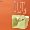 Rabbit Hay Feeder Bunny Hay Holder Storage Less Wasted Guinea Pig Hay Feeder White. 