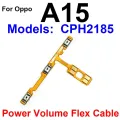 For OPPO A17 A17K A16 A16S A15 A15S A12 A7 A1K On OFF Power Volume Switch Side Key Flex Ribbon Power Volume Button Flex Cable. 