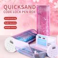 Newmebox Calculator Pencil Case Kawaii Pencil Cases Large Stationery Electronic Locks Pen Case School Supplies NBX Pencil Box.