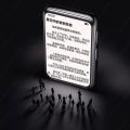 BENJIE X1 Full Touch Screen Bluetooth-Compatible MP4 MP3 Player Portable Audio Music Player With Speaker FM Radio,Recorder,Ebook.