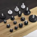 5PCS Furniture Adjustable Bolt Chair Feet Level Floor Protector Leg Pad Base M10 M8 M6 Sofa Cabinet Table Mute Damping Anti-skid. 