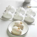 Rabbit Mold Bunny Cake Mold Silicone Mold Handmade Soap Mold Candle Model.