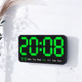 LED Digital Wall Clock With 2 Alarm Large Display Alarm Clock For Living Room Office Classroom Gym Shop Decor. 