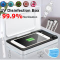 Accessories Multifunctional USB Charging Disinfection Box Ultraviolet Lamp Sterilizer Box Mobile ph one Mask Perfumed UV Sterilization Machine. 