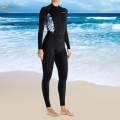 Adults Women Wetsuit Quick Drying Full Body Front Zip Diving Suit for Water Sports.