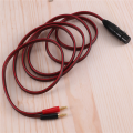 LKPCIGCXM XLR to Banana Speaker Cable,XLR 3 Pin Female to Dual Banana Plugs Audio Cable, Gold-Plated 4mm Plug to XLR3 Pro HiFi. 
