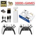 M15 Pro 4K Game Stick 64GB 20,000+ Games | Wireless Controllers, 20+ Emulators Retro Gaming Console.