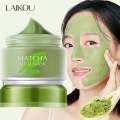 Laikou Green Tea Matcha Mud Facial Mask Clay Deep Cleaning Oil-Control Moisturizing Blackhead Remover Cleanser Mud Deeply-85gm. 