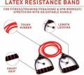 Resistance band professional quality adjustable length 30-35lbs. 