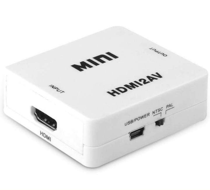 MINI%20HDMI%20to%203RCA%20CVBS%20Composite%20Video%20AV%20Converter%20Adapter%20TV%20PS3%20VHS%20VCR%20DVD%20-%20Image%204