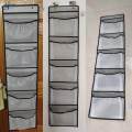 over The Door Organizer with 5 Pockets for Bedroom Bathroom Lingerie Clothes. 