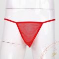 3 Pieces Men’s Low Rise Briefs Underwear Panties T-shaped Back pants Micro Thongs Underpants Lingerie Stylish & Fashionable Seductive T-Back Panties For Mans From Shilpiana By Garden Closet (Red, Black, White, Purple, Pink, Printed - Free Size).