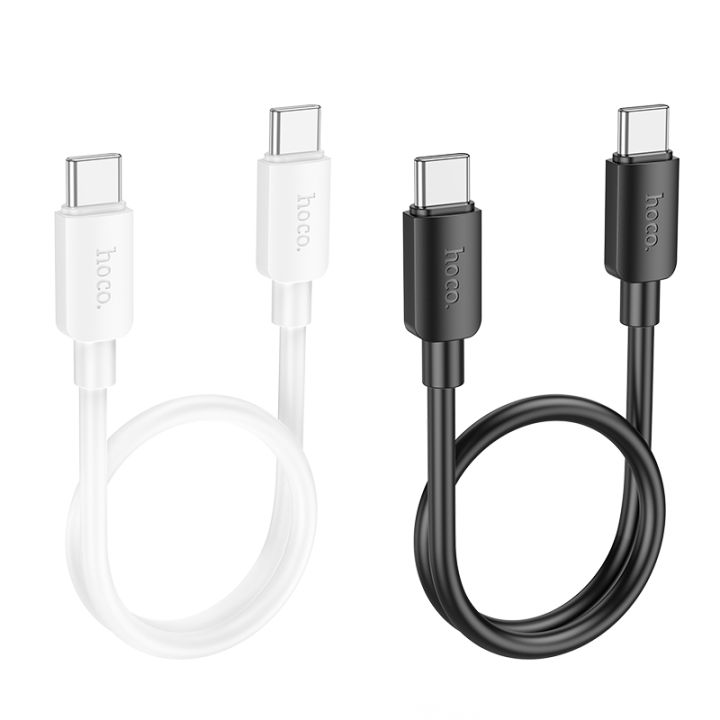 Hoco X96 Hyper 60W Fast Charging Data Short Cable Type-C to Type-C (L=0.25m)