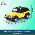 Remote Controlled (rc) Rechargeable Wrangler Model Jeep Toy Car for Kids 1:22. 