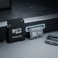 Micro SD to SD Memory Card Adapter Black High Speed Reader for Cameras Laptops and Computers.