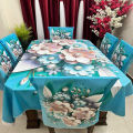 3D Print Premium Dining Table Cloth & Chair Cover Set 7 in 1.