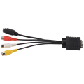VGA Adapter to TV S-Video Out Cable for PC Video.