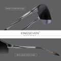 Genuine KINGSEVEN Polarized Men Aluminum Sunglasses Driving Mirror Lens Male Sun Glasses Aviation Women For Men Eyewear 9126. 