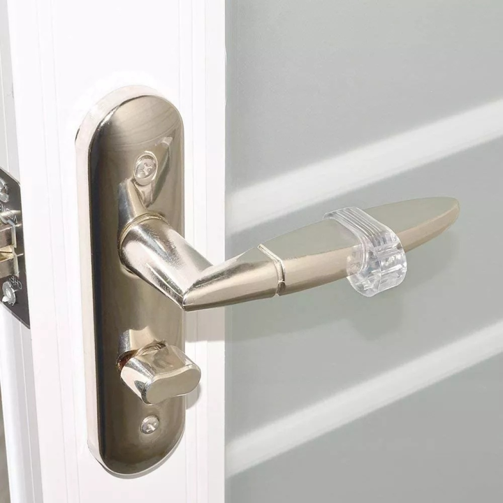 1/4%20Pcs%20Silicone%20Door%20Stopper%20Anti-collision%20Ring%20Door%20Handle%20Buffer%20Wall%20For%20Protector%20Transparent/White%20Shockproof%20Pad%20Home%20Supply%20-%20Image%205
