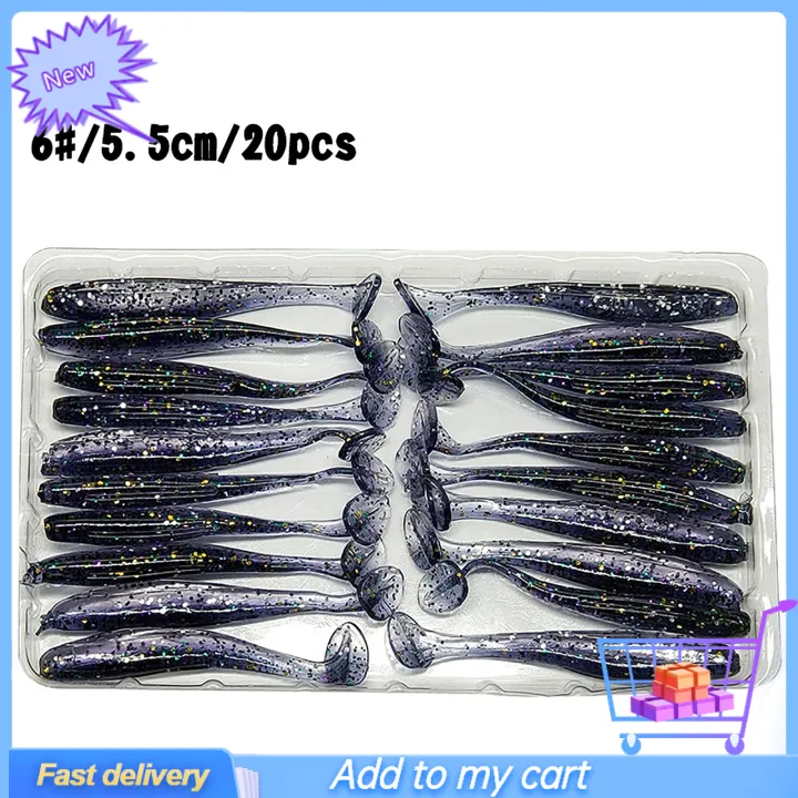 20Pcs%205.5cm%20Luminous%20%20Soft%20Silicone%20Artificial%20Lure%20Wobbler%20Fish%20Swim%20Bait%20-%20Image%202
