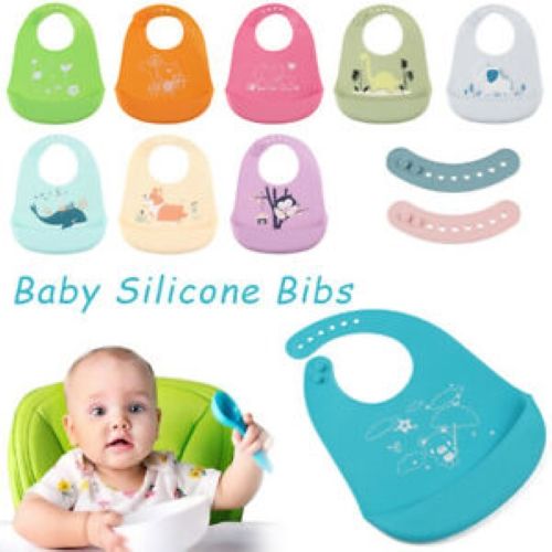Silicone Baby Bibs with Food Catcher | Daraz.com.bd
