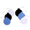 Round 8.5cm Silicone Gel Electrode Pads Nerve Muscle Stimulator Electrode Stickers for Tens Acupuncture Physiotherapy Machine. 